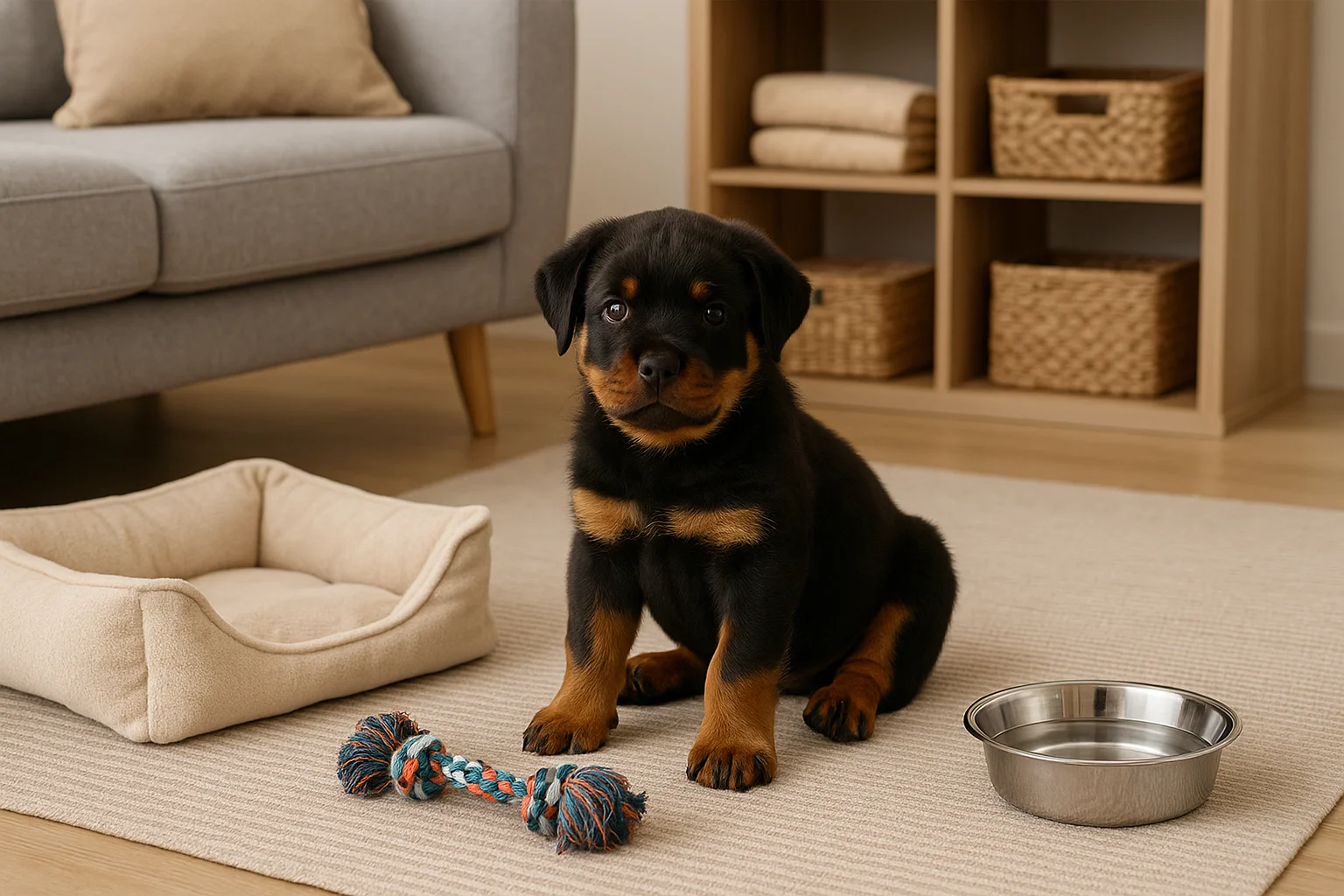 Preparing Your Home for a New Rottweiler Puppy
